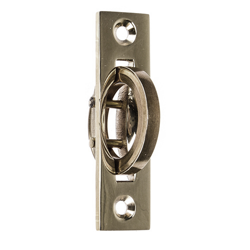 Pull handle for sliding door - nickel-plated