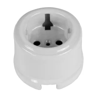 Spare Part Fontini - White Porcelain for Electrical Outlet - Garby