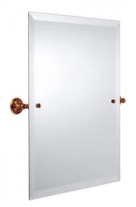 Bathroom Mirror - Burlington Rectangular - Bronze 45 x 60 cm - old fashioned style - classic interior - retro - vintage style
