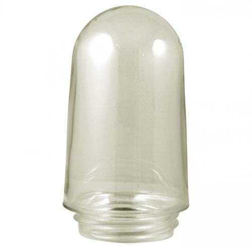 Stallkuppel til stallampe - Klart glass med pakning
