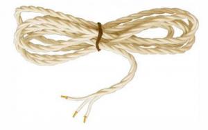 Tvinnad textilsladd Tvinnad textilsladd