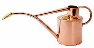 Watering can - Copper 1 L - old fashioned style - vintage interior - retro