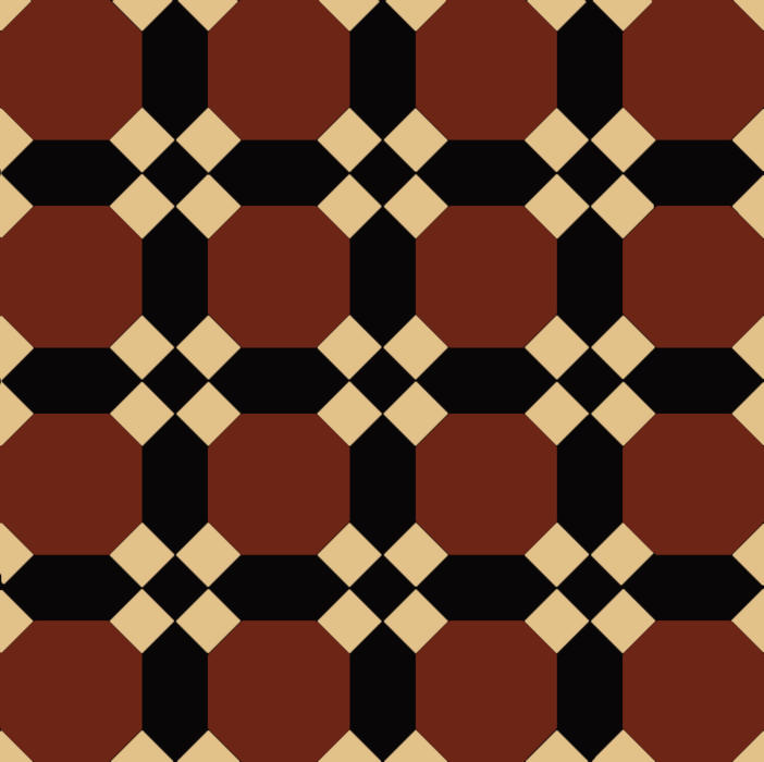 Victorian Floor Tiles Winckelmans, Red Black Floor Tiles