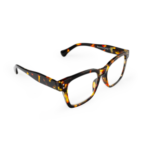 Ancona - trendiga stora läsglasögon i brunt sköldpaddsmönster