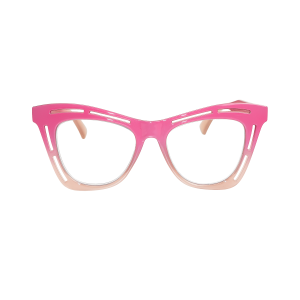 Audrey - Ikoniska läsglasögon med attityd i Rosa