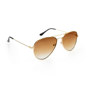 Reverse Aviator Guld/Brun