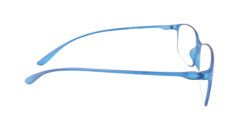 Läsglasögon - Bern i blått från sidan