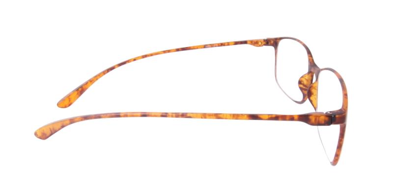 Läsglasögon - Bern i brunt från sidan