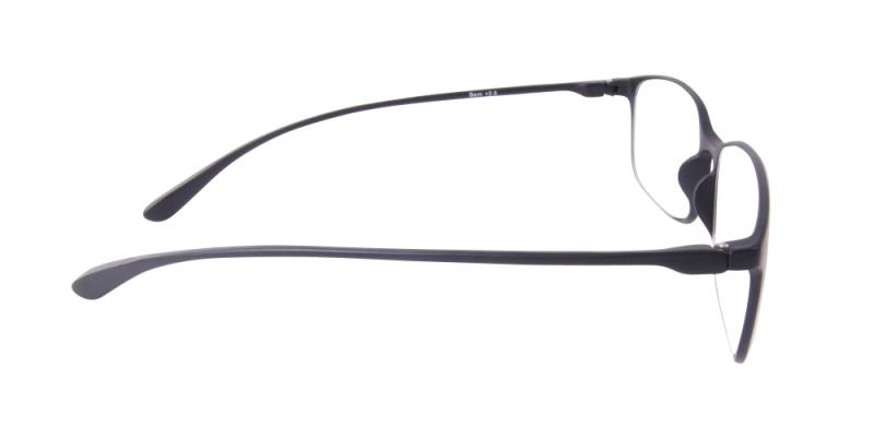 Läsglasögon - Bern i svart från sidan