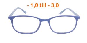 Holland - glasögon i matt blått (minusstyrka)