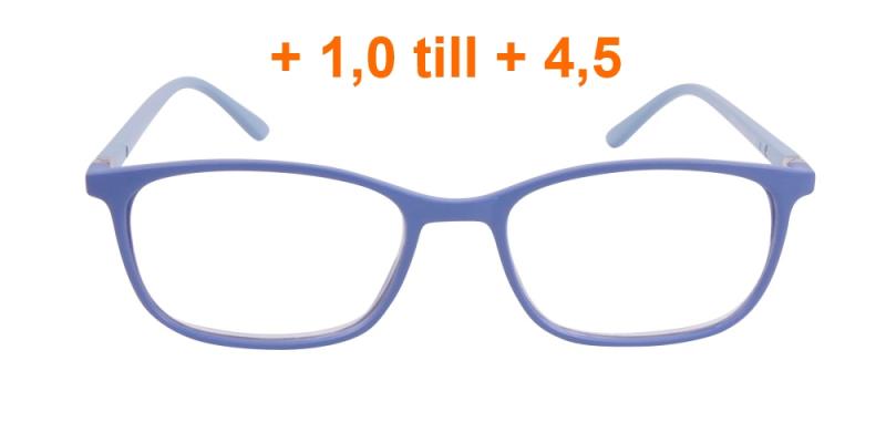 Holland - läsglasögon i matt blått