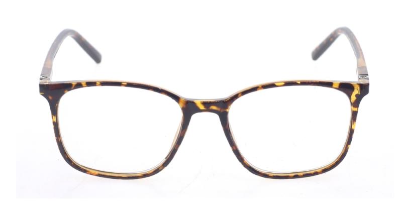 Milford - blanka sköldpaddsfärgade läsglasögon med minusstyrka