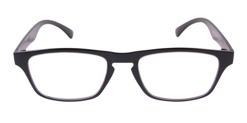 Rugby - läsglasögon i svart - front