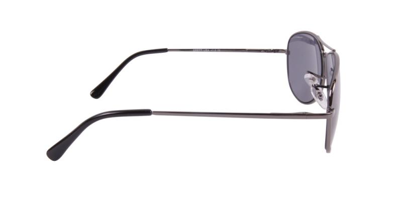 Solglasögon med läsruta i grått  från sidan