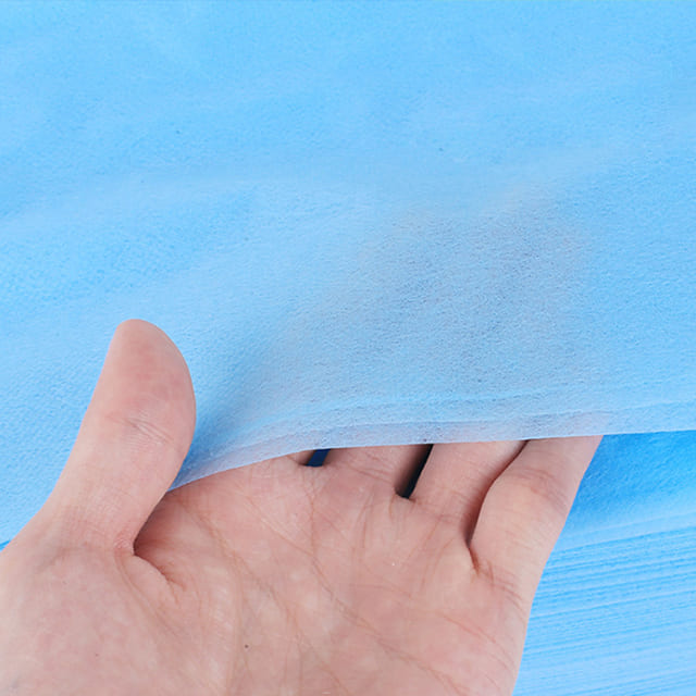 Hoitopöydän suojapaperi Sininen Nonwoven PP 60cm x 195cm Taitettu ilman rullaa