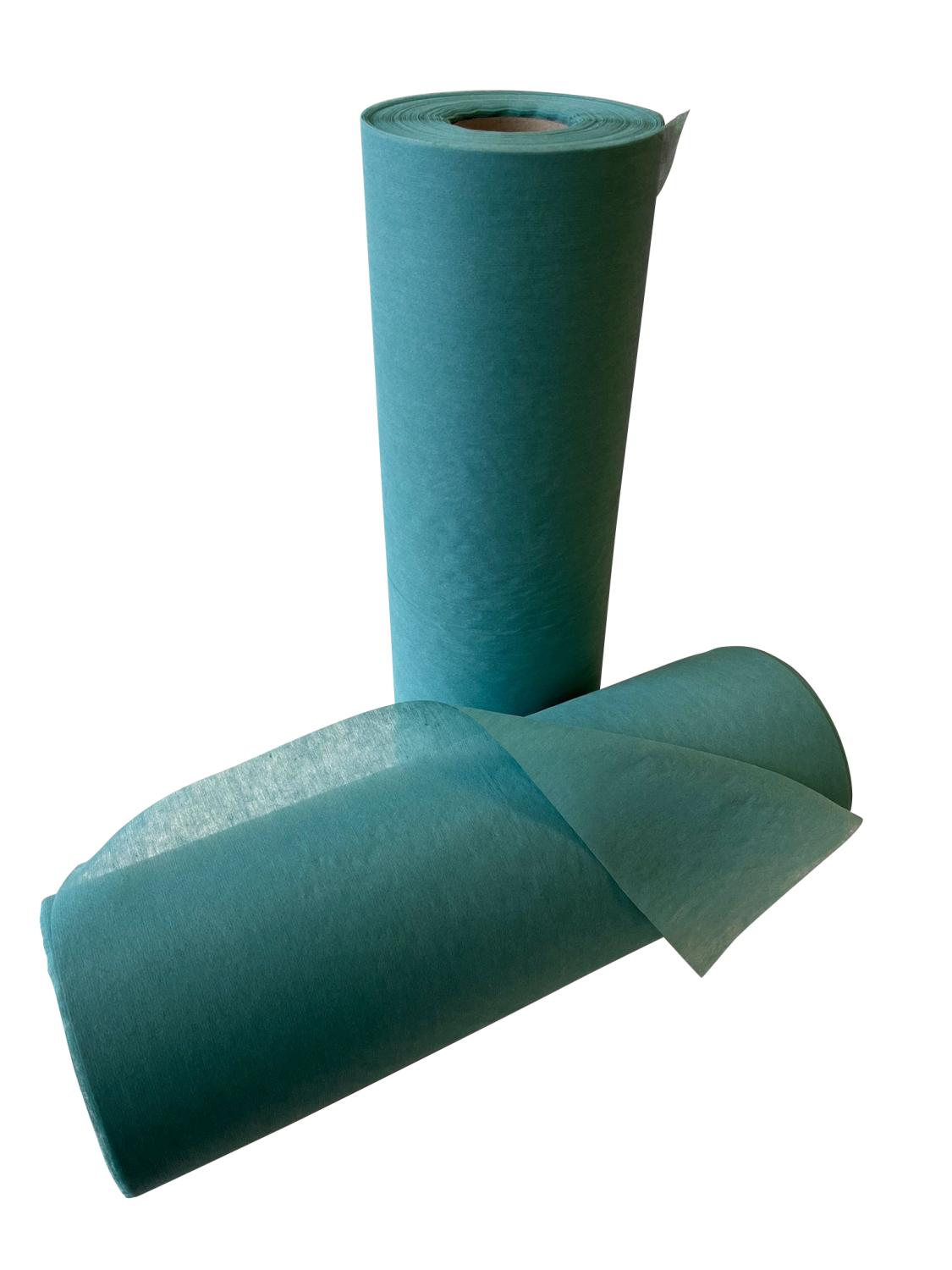 Bänkpapper Viscosoft grön rulle 60cm x 200m 2-pack