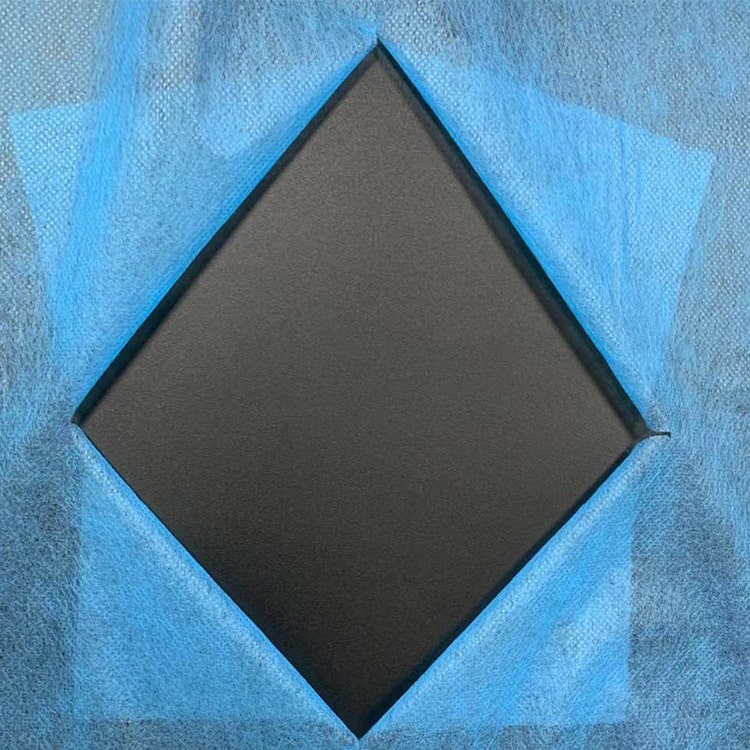 Lejepapir Blå Nonwoven PP 50cm x 195m Perforeret Kryds