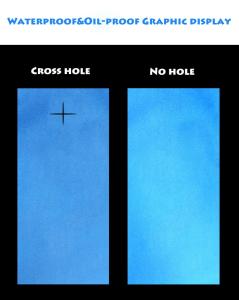 Bänkpapper Blå Nonwoven PP 50cm x 195m Perforerad Krysshål