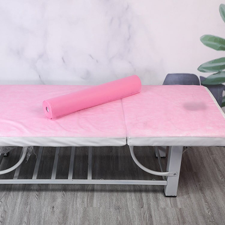Lejepapir Lyserød Nonwoven PP 60cm x 195m Perforeret