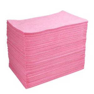 Hoitopöydän suojapaperi Vaaleanpunainen Nonwoven PP 60cm x 195cm Taitettu ilman rullaa