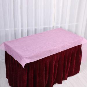 Bänkpapper Rosa Nonwoven PP 60cm x 195cm Vikta utan rulle