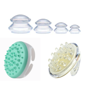 Silikonkoppor för koppning med fasciaborste