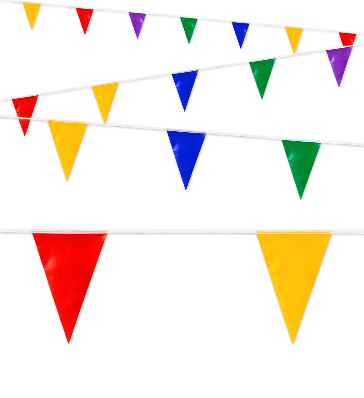 Girlang triangel multicolor