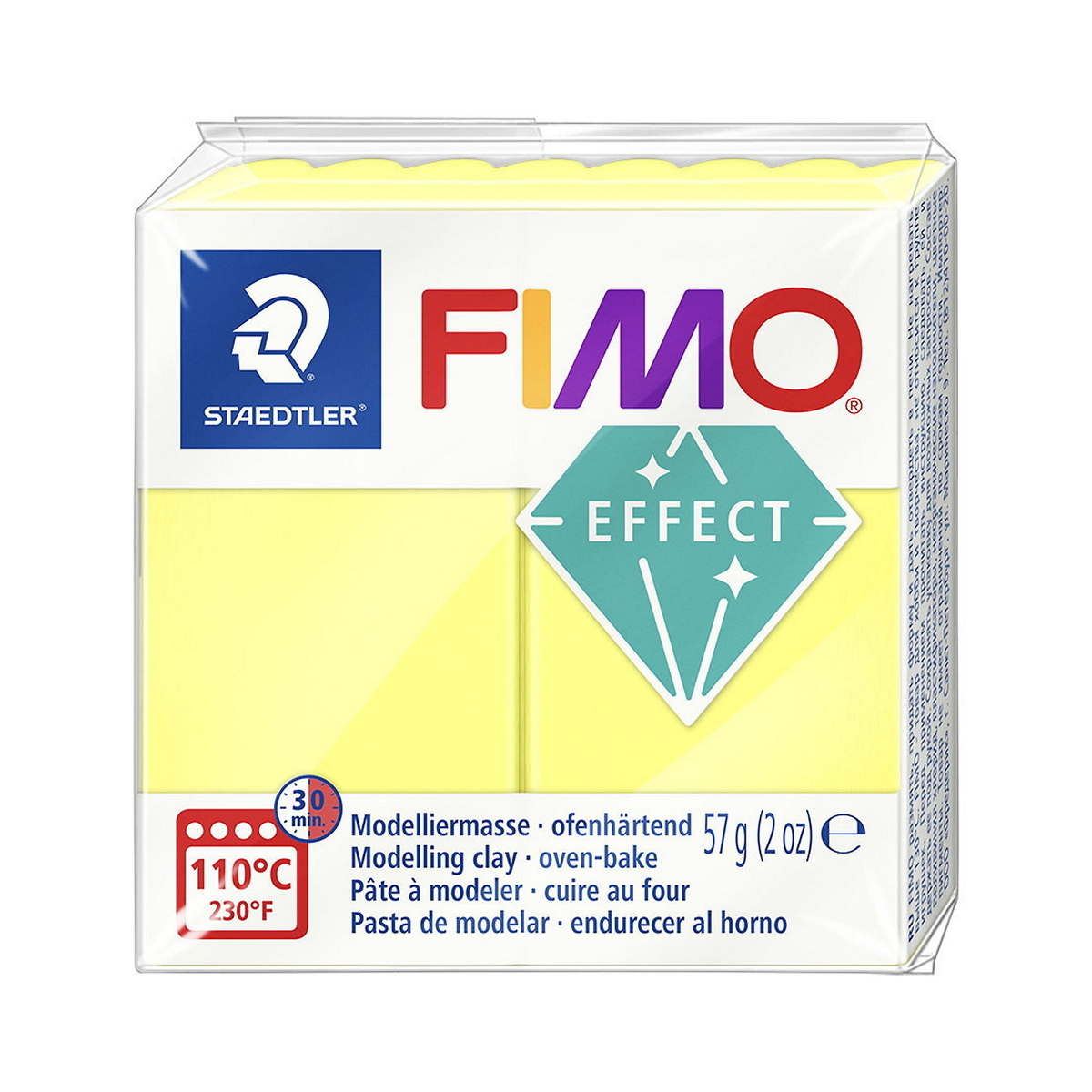 FIMO EFFECT TRANSLUCENT YELLOW