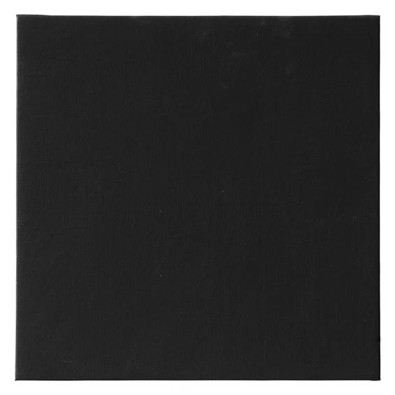 Canvas panel svart 30×30 cm