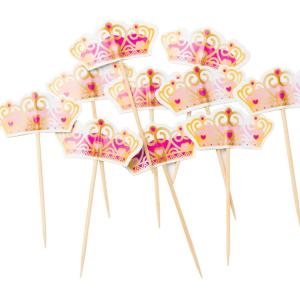 Cake toppers kronor 10-pack