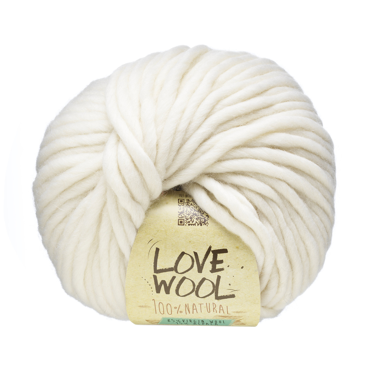 Garn love wool 100g vit