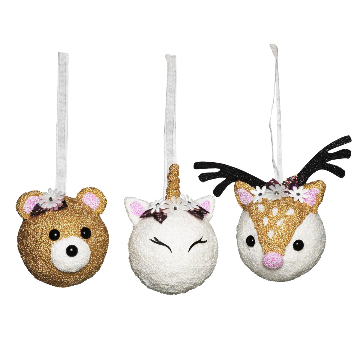 DIY-KIT PEARLY ANIMAL BAUBLES