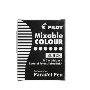 Refill parallel pen svart 6 st