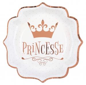 Papperstallrik prinsess 10-pack