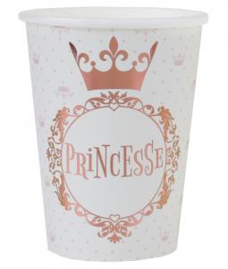 Pappersmugg prinsess 10-pack