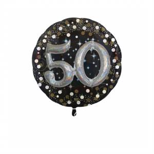 Folieballong 50år 3d 81cm
