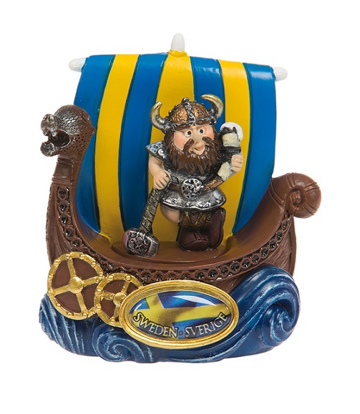 Vikingaskepp glad viking