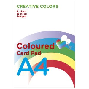 Creative colors färgkartong a4