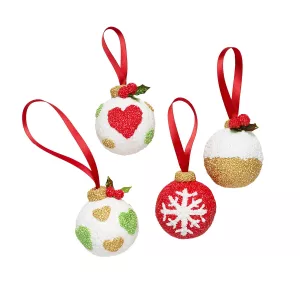 PEARLY XMAS BAUBLES
