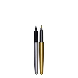 Brush markers guld/silver 2-pack