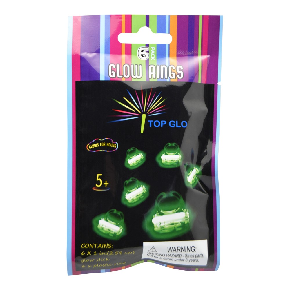 Glow rings 6-pack