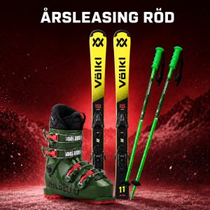 Skidleasing 131 - 150 cm RÖD