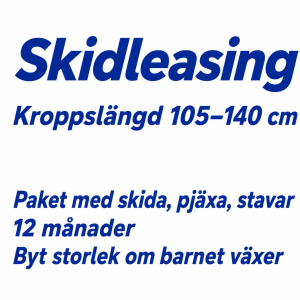Skidleasing Blå