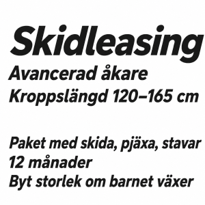 Skidleasing Svart