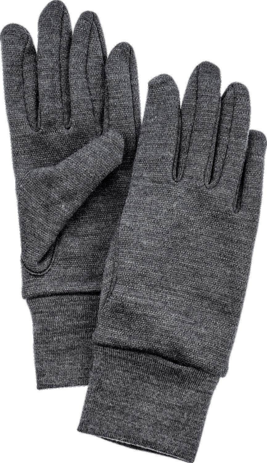 Hestra Heavy Merino - 5 Finger Grå