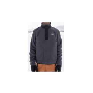 Armada Kenlem Fleece Popover-Anthracite-Black