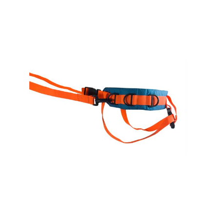 Barnskidsele vadderad m grenrem