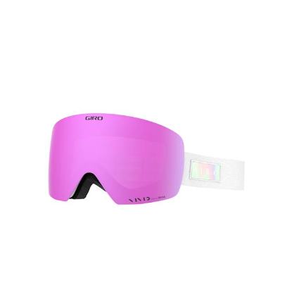 Giro Contour White Wordmark Viv Vivid Pink