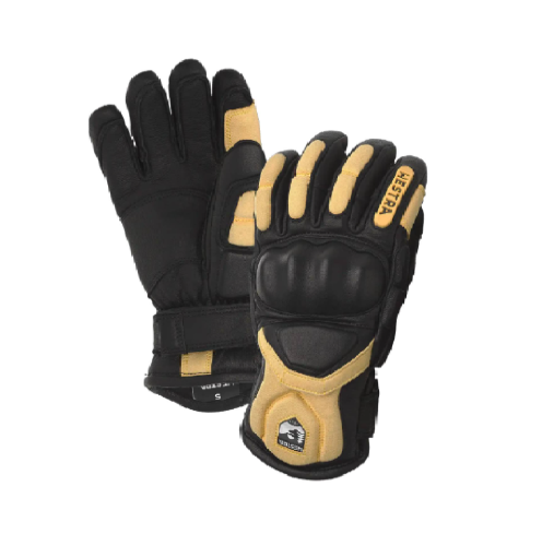 Hestra Impact Racing Jr. - 5 Finger Svart