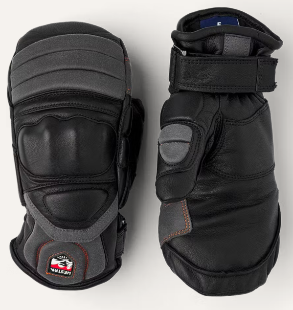 Hestra Impact Racing JR Mitt Svart /Grå